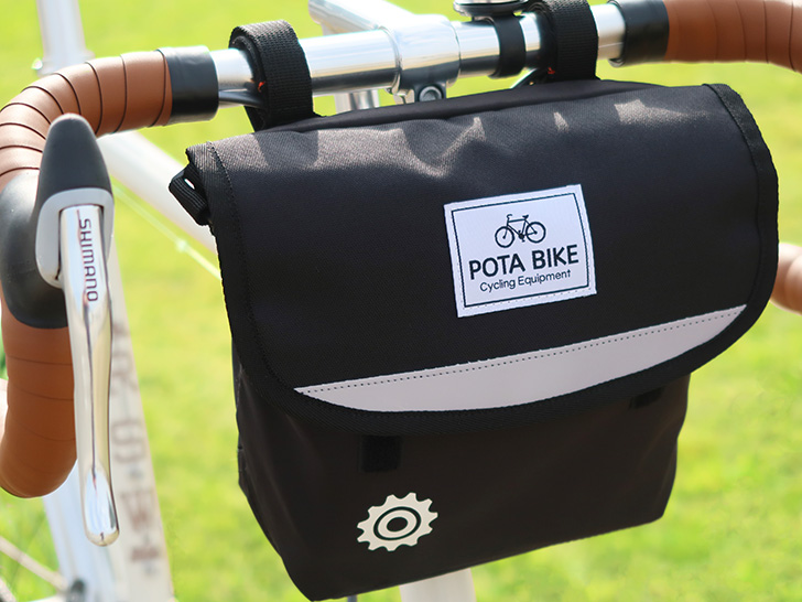 「POTA BIKE シンプルフロントバッグ for ミニベロ」の写真