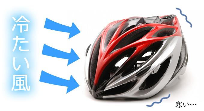 冬に 自転車のヘルメットで頭が寒い という悩みはカバー1つで解決できるよ Mini Velo 道 ミニベロロード